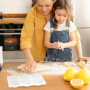 Euablfo Moule Citron en Silicone, Moule Citron Trompe l'oeil Fruit, 3D - En Silicone Rownies, Gâteaux en Mousse, Desserts Cuits 