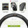 Hutchinson - Kraken - Pneu VTT - pour Toutes Les Aventures - Polyvalence, Grip Et Sécurité - Tringles Rigides - Noir - Tubetype
