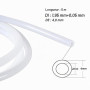 QitinDasen 5 Mètres 3D Imprimante PTFE Téflon Tube, avec 10 Pièces PC4-M6 Pneumatique Connecteur et 10 Pièces PC4-M10 Pneumatiqu