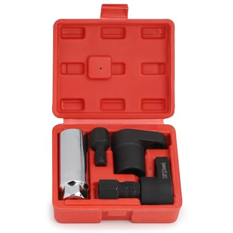 DBREAKS Lot de 5 Douilles Sondes Lambda 22mm Outil Sonde Lambda | Jeu de clés, réparation de filetage, pour la plupart des véhic