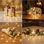 Liyade Guirlande Lumineuse à Piles, en Forme D’étoiles, 1m 20LED, Piles | Étanche IP44, Blanc Chaud, Guirlande étoile de Noël In