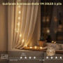 Liyade Guirlande Lumineuse à Piles, en Forme D’étoiles, 1m 20LED, Piles | Étanche IP44, Blanc Chaud, Guirlande étoile de Noël In