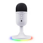 GXTrust Yami Micro Blanc à Condensateur avec Filtre Anti-Pop, Blanc | Microphone USB pour Le Streaming, Twitch, Youtube, Podcast