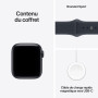 Apple Watch SE 3 (GPS), Boîtier en Aluminium Minuit de 40 mm | Bracelet Sport bleu marine - M/L. Fitness + Sommeil + Suivi de cy