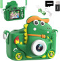 Appareil Photo Enfant Dinosaure, 2" 1080P Appareil Photo Numérique, HD Selfie Apareille Photo 32G, Eouet Enfant Et Cadeau Fille 