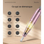 MelodySusie Clip-On SC300F Ponceuse pour Ongles sans fil pour Débutants | 30000 tr/min, Rechargeable, LCD écran, Vitesse Réglabl
