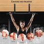 Barres de traction, montage mural, pour salle de gym à domicile, support d'entraînement multifonction en acier inoxydable