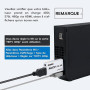 Mcbazel Adaptateur Wii HDMI, Adaptateur Wii vers HDMI Convertisseur Vidéo Full HD 1080P avec Sortie Audio 3,5 mm, Compatible Wii