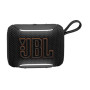 JBL Go 5, Enceinte Bluetooth Ultra‑Portable, Étanche, Noir | Puissant JBL Pro Sound, AirTouch Pairing, Auracast, Éclairage Ambie