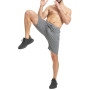 JustSun Short Homme Sport Running Jogging Coton Léger avec Poches Zippées