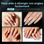 TOMICCA 510 Pièces Capsule Americaine Ongle Amande 15 Tailles | Capsules Ongles Gel Couverture Complète, Ultra-Mat plus Résistan