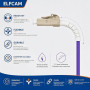 Elfcam® - Câble à Fibre Optique LC/UPC à LC/UPC OM4 Multimode Duplex, Jarretière Fibre Optique 50/125um LSZH (2M)