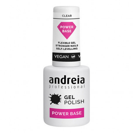 Vernis à Ongles Semi-permanent Gel Polish Power Base Andreia Clear (10,5 ml) 26,99 €
