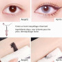 Eyeliner Magnétique Liquide Imperméable Séchage Rapide, Noir, Style 2 Cadeaux pour Dames