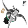 Couteau pour Thermomix TM5 TM6 Couteaux de Remplacement avec Joint pour Vorwerk Thermomix TM5 Lame de Rechange Acier Inoxydable