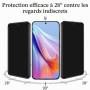 Kesuwe [3 Pièces] Verre Trempé Anti-Espion pour Samsung Galaxy S24 Plus, Compatible Empreinte Digitale ID, Anti-Spy Film Protect