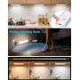 Lampe LED Rechargeable Cuisine Reglette - Lumiere Sous Meuble Placard | Interieur, Sans Fil, Mouvement Detecteur, Eclairage Lumi