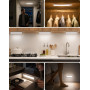 Lampe LED Rechargeable Cuisine Reglette - Lumiere Sous Meuble Placard | Interieur, Sans Fil, Mouvement Detecteur, Eclairage Lumi
