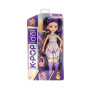 K-POP IDOL Poupée Mina Fashion Dolls Style K-Pop Starlight, Cheveux Violets avec couettes. 3 Accessoires pour créer des Tenues.