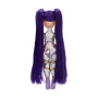 K-POP IDOL Poupée Mina Fashion Dolls Style K-Pop Starlight, Cheveux Violets avec couettes. 3 Accessoires pour créer des Tenues.