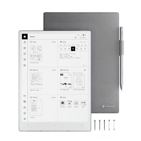 VIWOODS Tablette à Encre électronique IA 10,65" avec Stylet Carta 1300 | Tablette à encre électronique 10,65" avec IA, écran Car