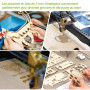 12 Pièces Plaque De Contreplaqué De 3 Mm, Format A3, Idéale Pour Les Loisirs Créatifs, Le Travail Du Bois, La Découpe Laser, La 