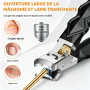 2026 Coupe Ongle Professionnel Pour Ongles Épais – Pour Personnes Âgées | Coupe-Ongles Acier Inoxydable, Manche Antidérapant – I