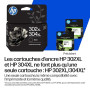 HP 302XL/304XL, Noir, Cartouche Encre Originale, Grande Capacité | Compatible avec les gammes d'imprimantes DeskJet 1110, 2130,
