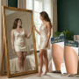 Mantrasage - Masseur Sculptant Anti Cellulite Électrique - Corps & Visage | Palper-Rouler Corps, Lifting EMS Visage, Lumière Rou