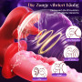 Gobeken Gode Vibro-masseur Sex Toys, 7 Vibrations Léchage & Battements Sextoyse Femme Clitoridienne Vibromasseur, Sextoy Femme V