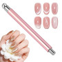 AYBUY Aimant à Ongles ?i, Aimant Ongles Nail Art, Cylindrique | Double Tête, Puissant, pour Vernis Gel ?il De Chat, Nail Art 3D,