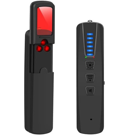 Detecteur de Caméra et Micro Espion, Détecteur de Traceur GPS Voiture, Noir | Koilboane Détecteur de Caméra Cachée, Detecteur de