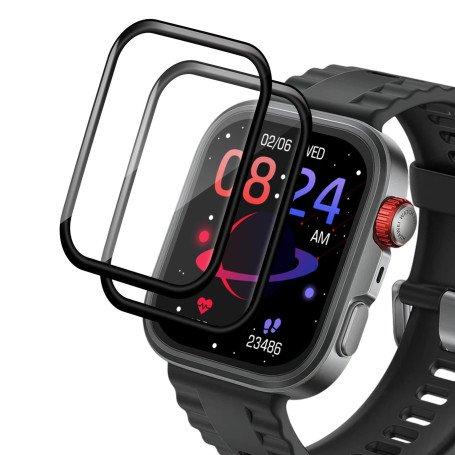 2 pièces Verre Trempé pour Huawei Watch Fit 4 Pro, HD Haute Sensibilité 0,01 s Réponse Protection écran, 0,33 mm 9H Dureté Anti-