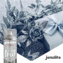 JENOLITE Lot de 2 laques transparentes pailletées argentées et dorées | 2 x 400 ml | Parfait pour ajouter de l'éclat aux cadres,