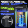 Spopal Kit Douche de Camping,Rechargeable,Imperméable,6000mAh | Douche Portable,avec Afficheur Intelligent et Pomme de Douche 4