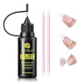 UNA GELLA Dissolvant pour colle à ongles pour faux ongles, 20 ml Dissolvant pour colle à ongles en gel sans acétone pour faux on