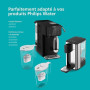 Philips Water Cartouches filtrantes de rechange Filtration avancée, paquet de 6, réduisent les MICROPLASTIQUES, le CHLORE, le CA