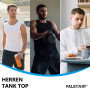 Falechay Lot de 3 Débardeur Homme 100% Coton Maillot Corps Marcel Debardeur | Sport Musculation,Respirant,Sans étiquette,Coupe c