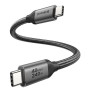 Silkland Câble USB-C 0,3m, 40Gbps Transfert Données USB4 avec Thunderbolt4 | 8K@60Hz 4K@144Hz, 240W PD3.1 Câble USB-C pour Thund