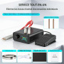 5000 mAh Soudeuse par Point sans Fil 11340 W, Poste à Souder avec Écran LCD, Bouton Rotatif, Pédale et Stylet, pour Batteries, S