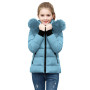 duxyoz Manteaux d'hiver pour filles UK – Veste à capuche, chaude, rembourrée, matelassée, légère, décontractée et ajustée avec c