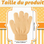 SATINIOR 4 Paires Gants Tricotés d'Enfants | Mitaines d'Hiver Extensibles Gants en Pleins Doigts pour Tout-Petits Gants d'Hiver 