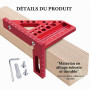 Flewdart Equerre 3d Menuisier En Métal Equerre De Charpentier Equerre De Menuisier Outil De Traçage Angle D'onglet 22.5/30/45/60