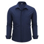 Autsel Chemise Homme Manche Longue Slim Fit Chemise Élégante Casual Chic | Coupe Regular, Bureau, Travail, Mariage, Tenue, Respi