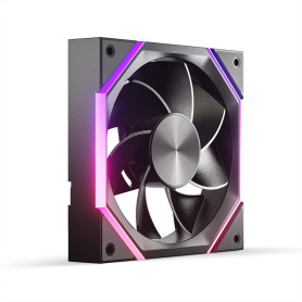 AsiaHorse Nyota Ventilateur PC 120MM ARGB Reverse [Lot de 1] [HDB] Ventilateur RGB 2000 RPM/61.5 CFM/2,16 MMH2O 5V 3PIN ARGB et 