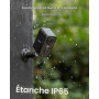 ieGeek 2K Caméra Surveillance WiFi Exterieure sans Fil Batterie ZS-GX3S | AI & PIR Détection Mouvement, Vision Nocturne Couleur,