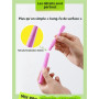 Vonmerie Kit Brosse à Dents Voyage | Brosse à Dents à Poils Spirale et Dentifrice 20g | Compact 11x7x2.8cm | Pour Voyage, Pro et