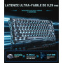 GravaStar Mercury V75 Lite Clavier Gaming Hall Effect,Polling Rate 8K | Dominez chaque duel FPS avec la technologie Hall, le Rap
