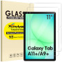 XunyLyee Lot de 2 Verre Trempé pour Samsung Galaxy Tab A11+/ A9+ 11 Pouces | A11 Plus/ A9 Plus SM-X310/ SM-X315/ SM-X210/ SM-X21