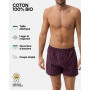 Danish Endurance Boxers tissés pour Homme, Coton Bio, Lot de 4 et 6 | Boxer tissé en coton biologique, léger et respirant avec c